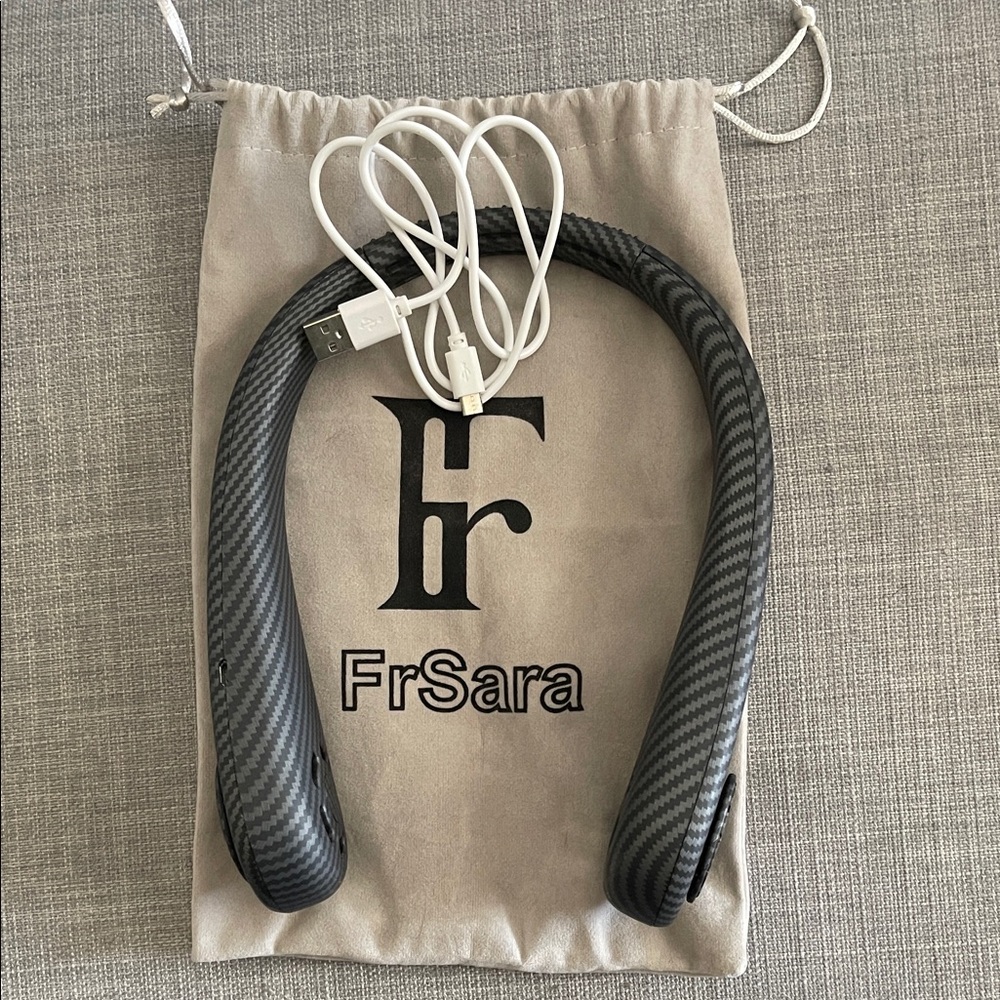 FrSara Neck Fan - Carbon Black Wearable Fan